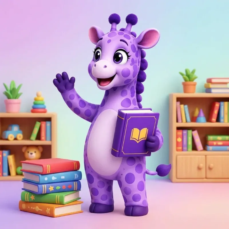 Book Cover Design for children's books at Purple Giraffe Press
