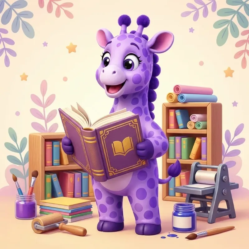 Children's book printing at Purple Giraffe Press
